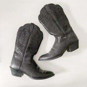 Ariat Black Heritage R Toe Western Boot